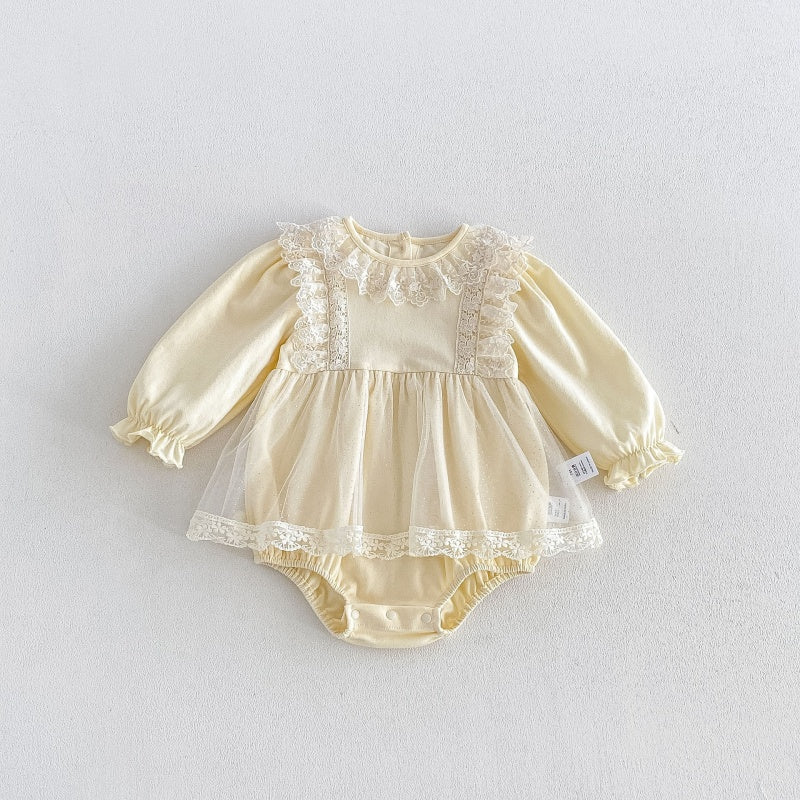 【BABY】チュールレースロンパースSK107910