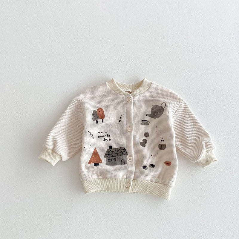 【BABY&KID】ワッフルカジュアルセットアップSK050801