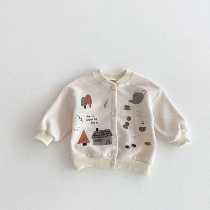 【BABY&KID】ワッフルカジュアルセットアップSK050801