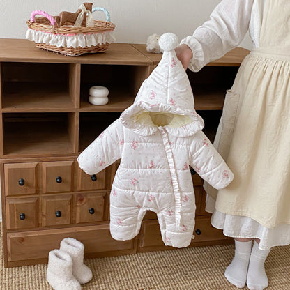 【BABY】カートゥンフードキルティングカバーオールSK102925