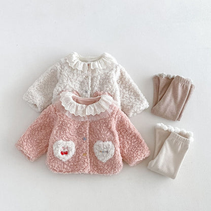 【BABY&KID】ハートポケットジャケット、フレアパンツSK108117