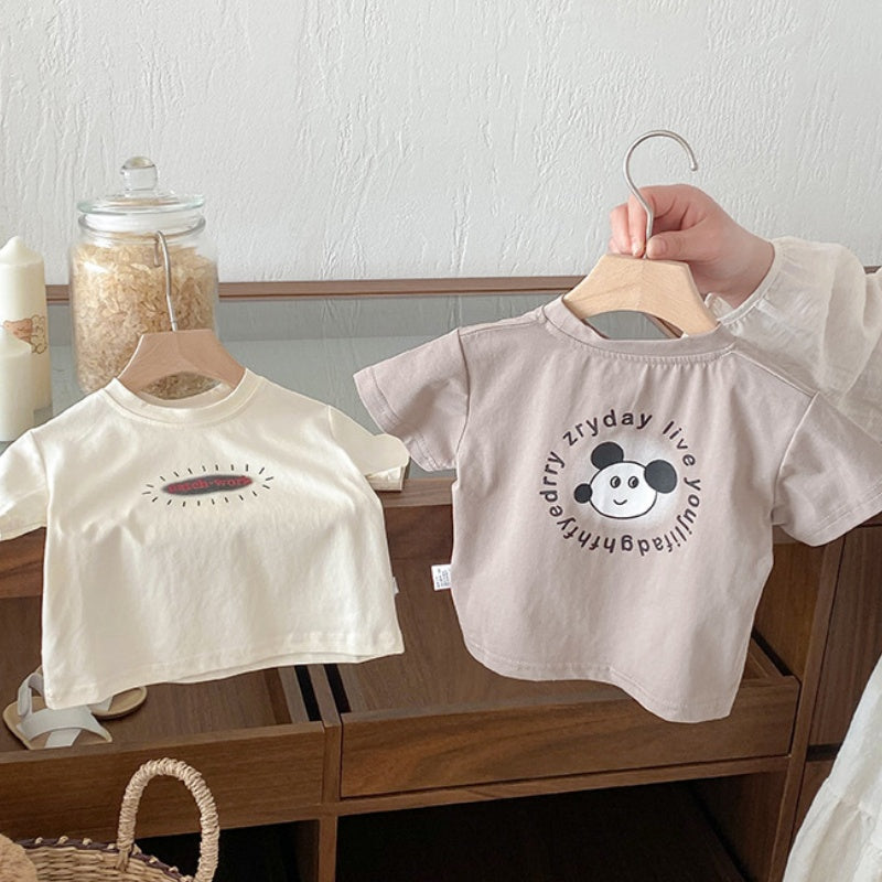 【BABY&KID】夏新作 キュートキャラクターTシャツSK092627
