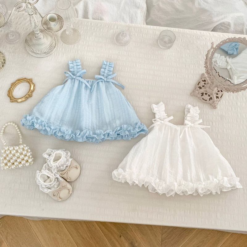 【BABY&KID】夏新作スウィート蝶結びキャミブラウスSK105513