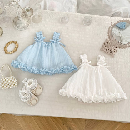 【BABY&KID】夏新作スウィート蝶結びキャミブラウスSK105513