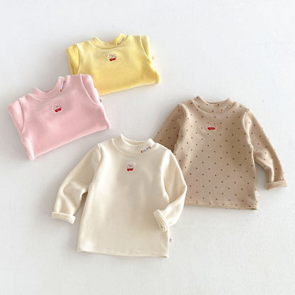 【BABY&KID】刺繍さくらんぼトップスSK108104