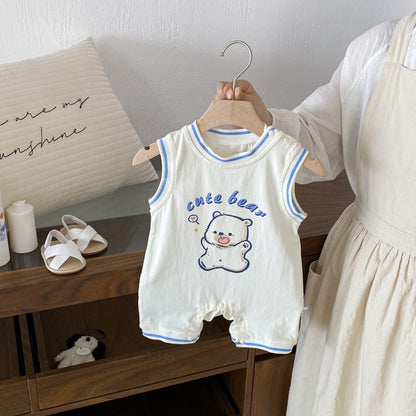 【BABY】夏新作くまさんカバーオールSK104612