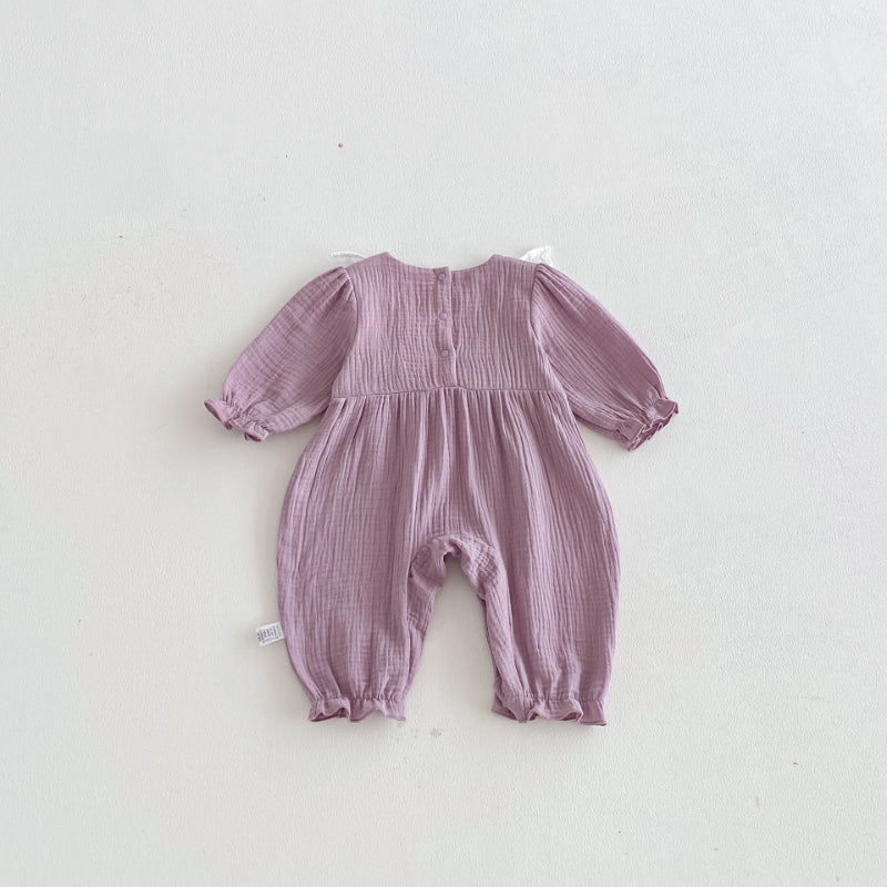 【BABY】レース刺繍カバーオールSK103617