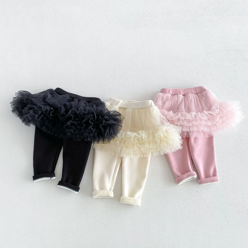 【BABY&KID】チュール裏起毛レギンスSK108103