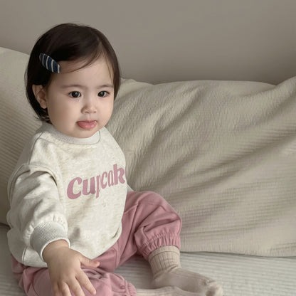 【BABY&KID】CUPCAKEオシャレトレーナーSK11533