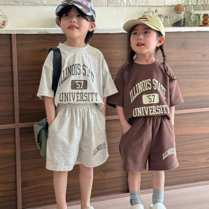 【BABY＆KID】夏新作 ILLINOIS STATEセットアップ SK063002
