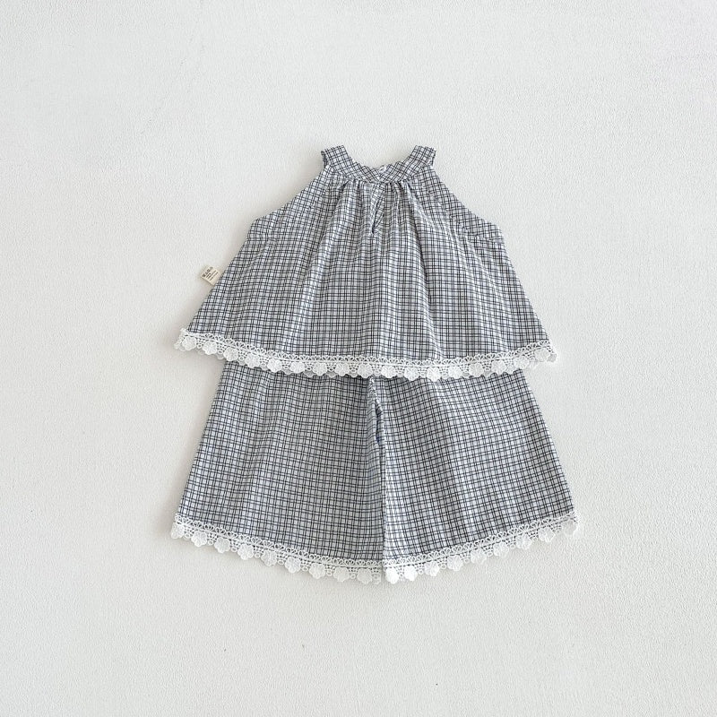 【BABY&KID】夏新作チェックセットアップSK105803