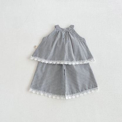 【BABY&KID】夏新作チェックセットアップSK105803