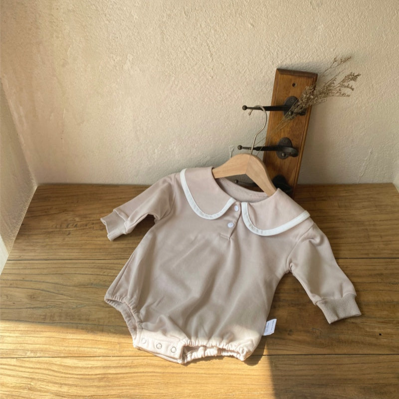 【BABY】スクール風ビッグカラー ロンパースSK101526
