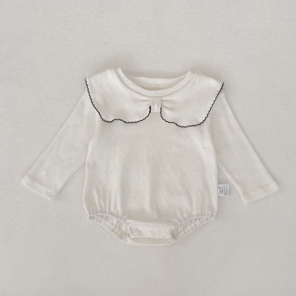 【BABY】リボン襟ロンパースSK102507