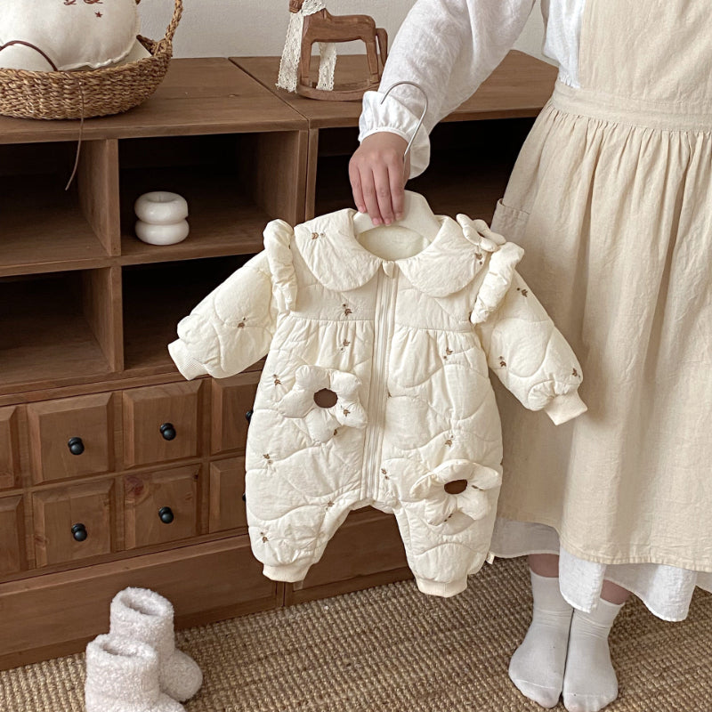 【BABY】冬新作刺繍入り中綿カバーオールSK102503