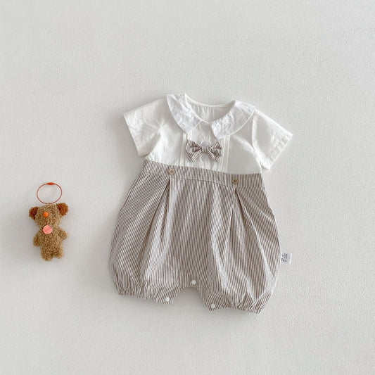 【BABY】夏新作切替ドレスカバーオールSK105004