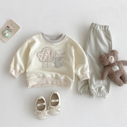 【BABY&KID】うさぎカジュアルセットアップSK092709