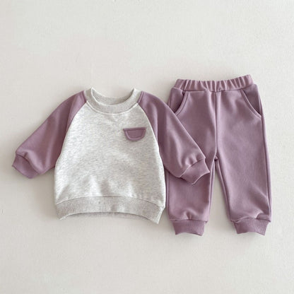 【BABY&KID】韓国風 カジュアルオシャレセットアップSK032211