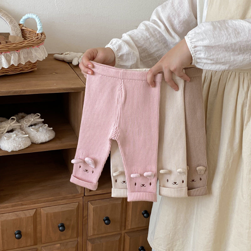 【BABY&KID】冬新作キャラクター刺繍レギンスSK102536