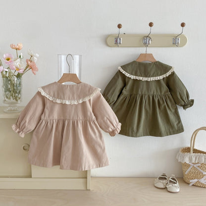 【BABY&KID】レトロドールカラー ワンピースSK092718