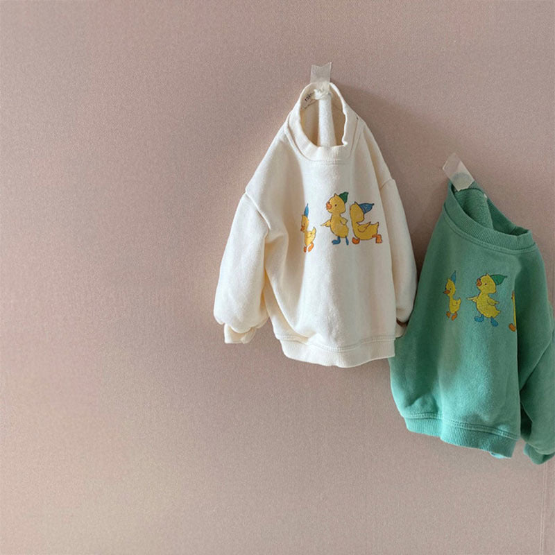 【BABY】あひるプリントスウェットSK101543