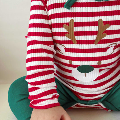 【BABY】ボーダートナカイカバーオールSK102807