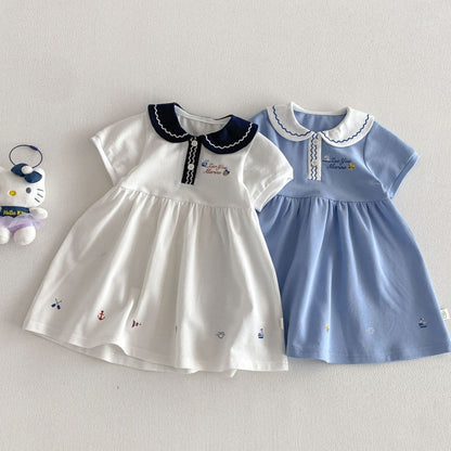 【BABY&KID】夏新作丸襟カートゥーンワンピースSK105524