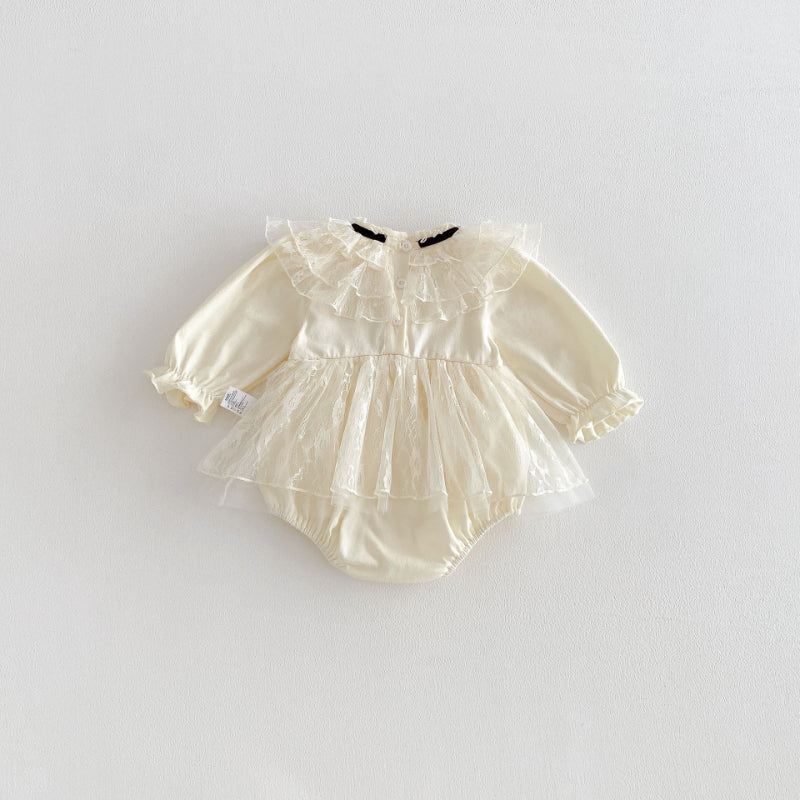 【BABY】レースリボンロンパースSK103603