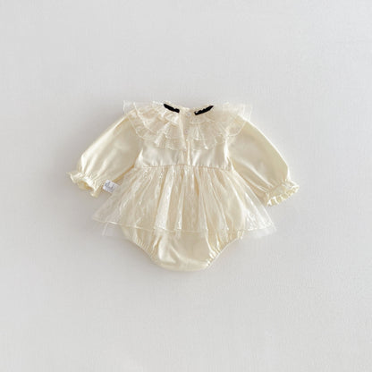 【BABY】レースリボンロンパースSK103603