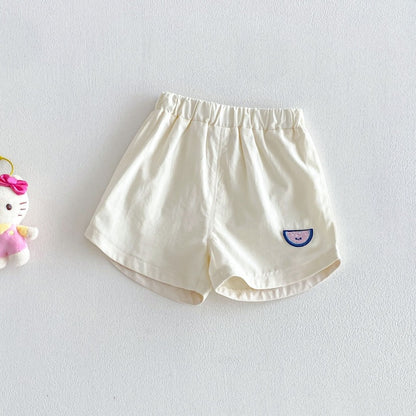 【BABY&KID】夏新作フルーツ刺繍ショートパンツSK106119