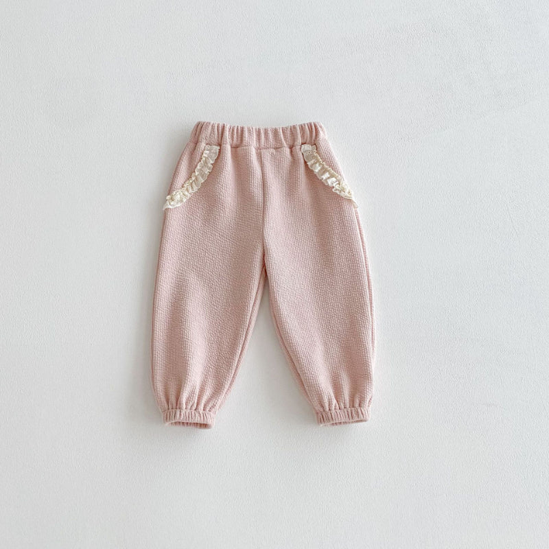 【BABY&KID】レース襟セットアップSK100333