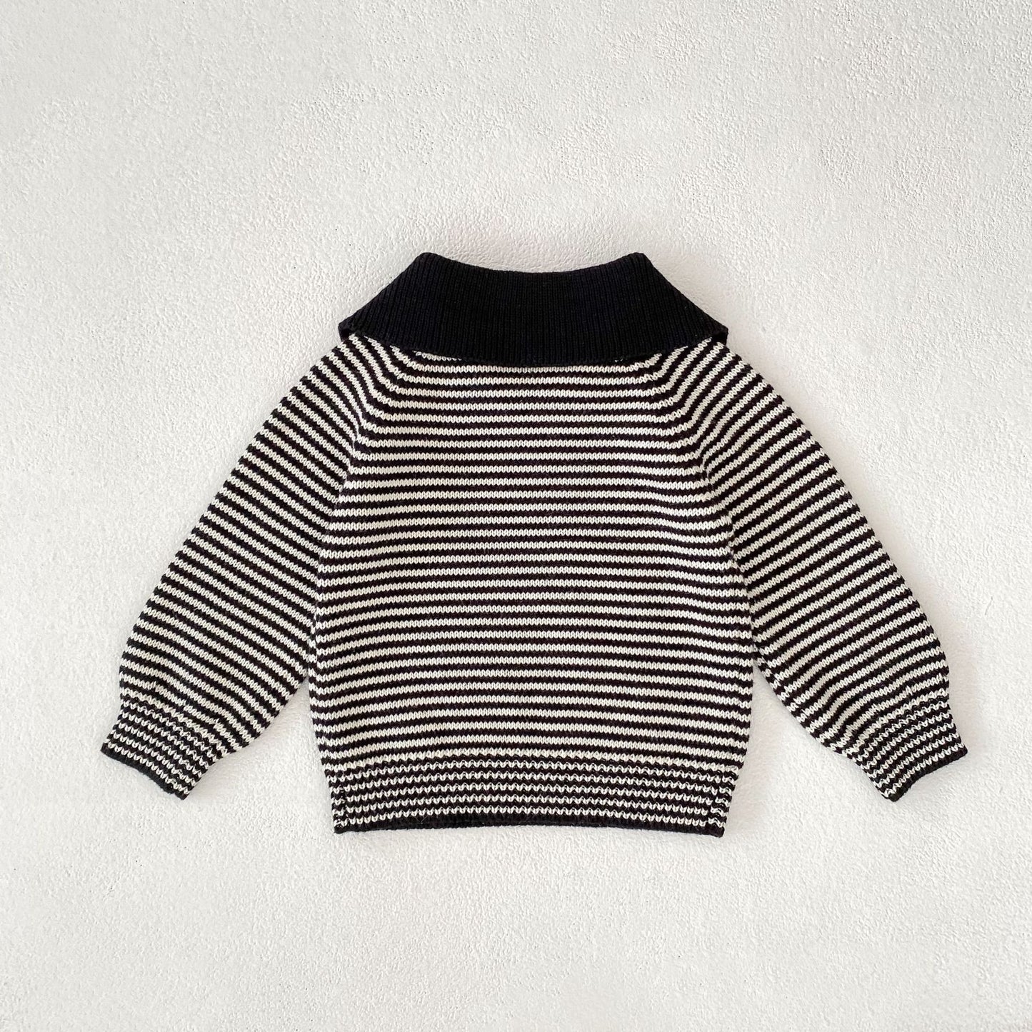 【BABY】POLO襟ボーダーニットSK100619