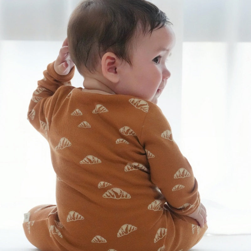 【BABY】北欧風カートゥーンプリントジップカバーオールSK101311