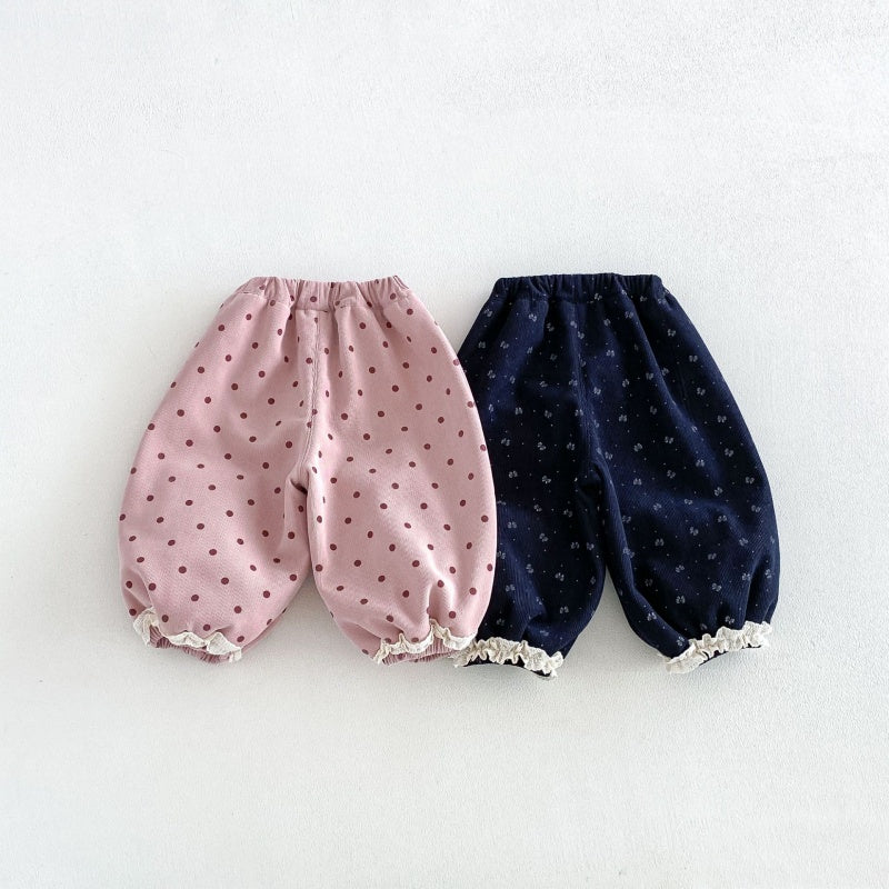 【BABY&KID】ドット小花柄パンツSK108101