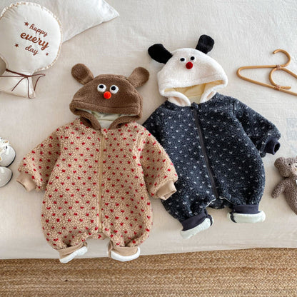 【BABY】シープボアフードカバーオールSK102911