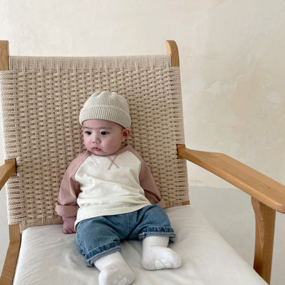 【BABY】シンプル配色TシャツSK102006
