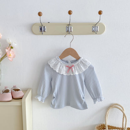 【BABY】リブフリル襟長袖TシャツSK092311