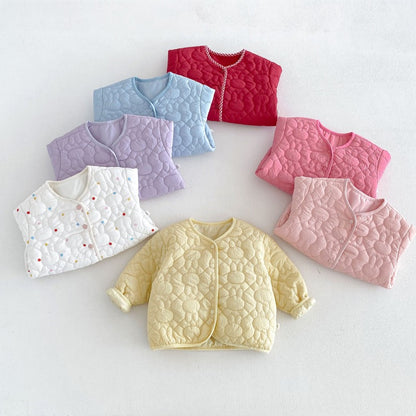 【BABY&KID】冬新作かわいい厚手中綿ジャケットSK107707