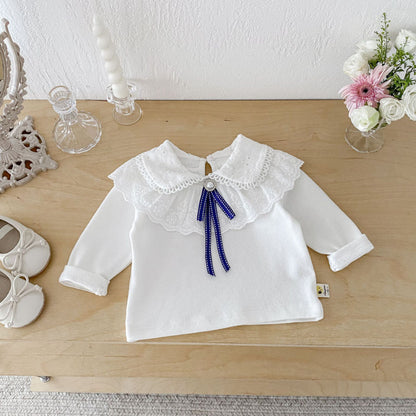【BABY】レースフリル付きTシャツSK092422