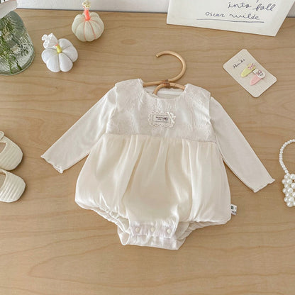 【BABY】ジャガードノースリーブロンパース＆インナー2点セットSK103908