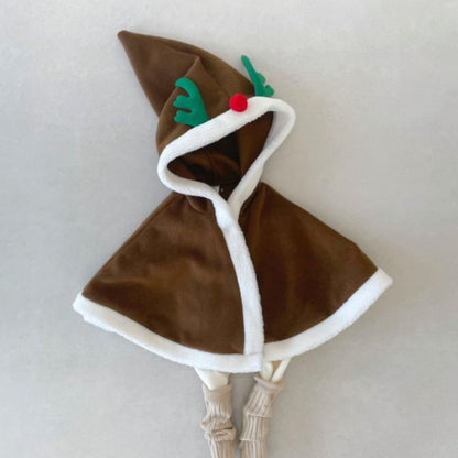 【BABY】韓国風あったかクリスマスポンチョSK102823