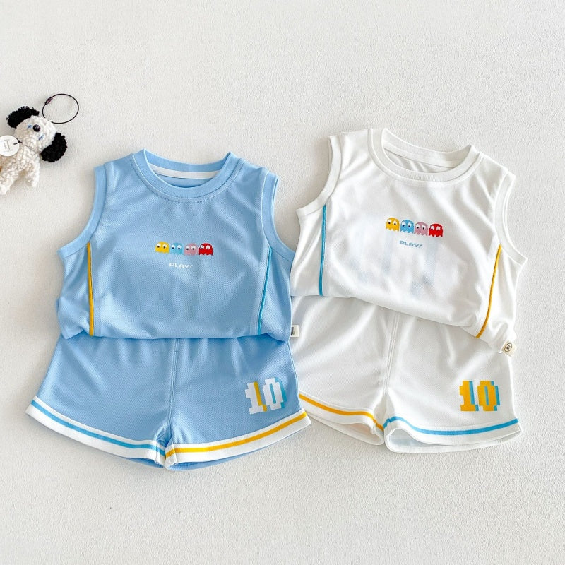 【BABY&KID】夏新作カートゥーンプリントセットアップSK105907