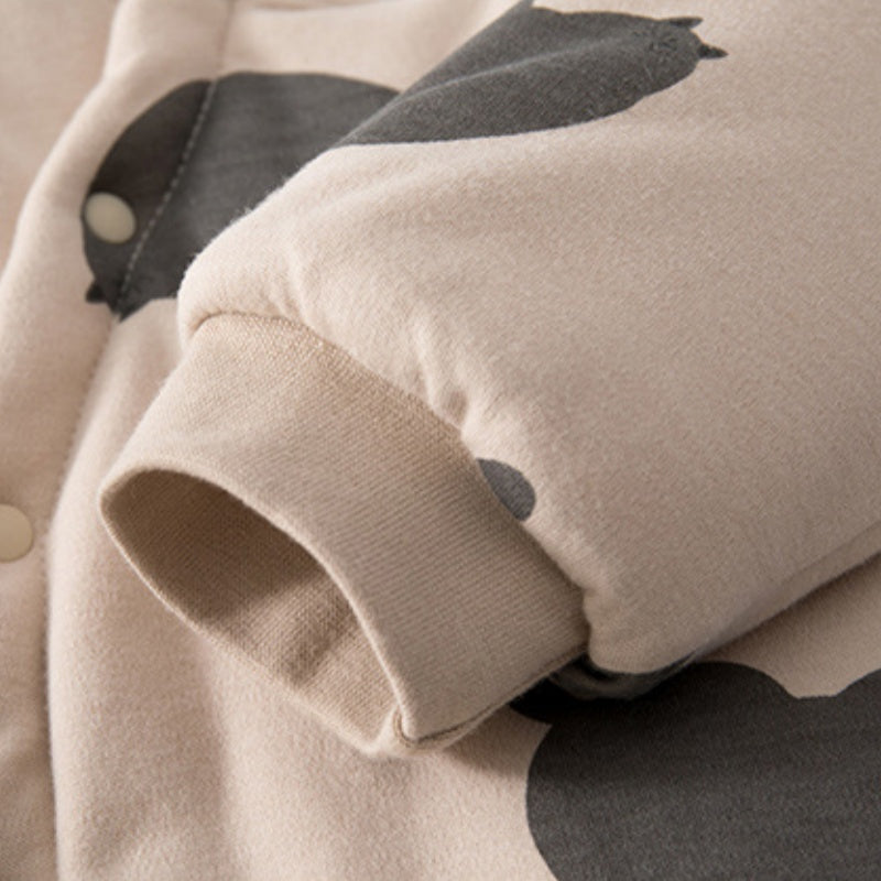 [BABY] New Winter Cat Quilted Coverall SK108216