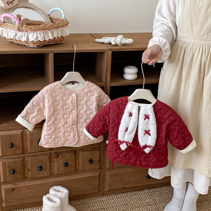 【BABY&KID】冬新作大きな耳付き中綿アウターSK102522