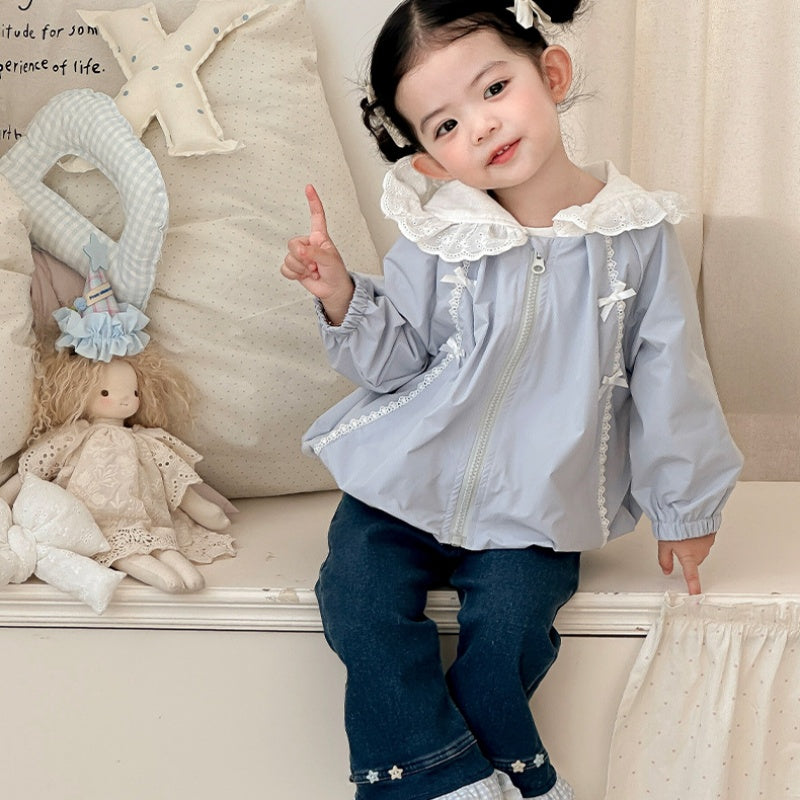 【BABY】リボンフード付きアウターSK103709