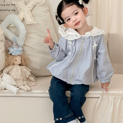 【BABY】リボンフード付きアウターSK103709