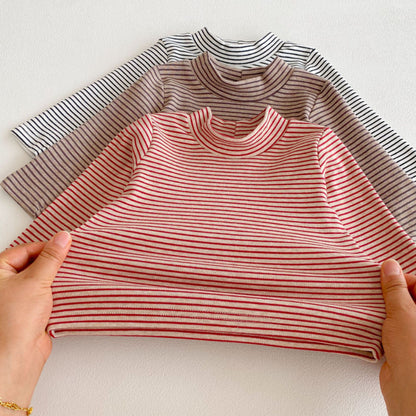 【BABY】ハイネックボーダーtシャツSK100130
