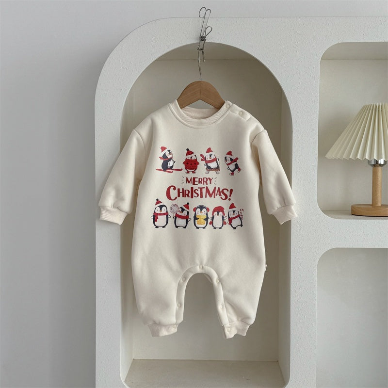 【BABY】クリスマスペンギンカバーオールSK103202