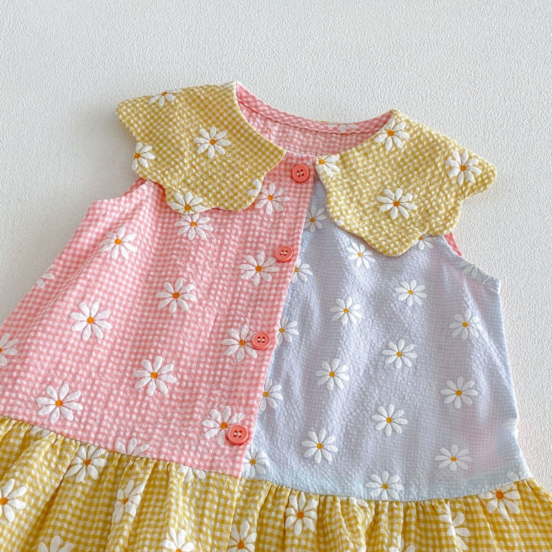 【BABY&KID】夏新作フラワー総柄ワンピース、セットアップSK106103
