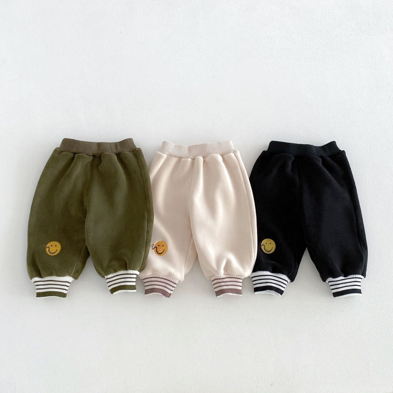 【BABY&KID】冬新作スマイルリブジョガーパンツSK108502